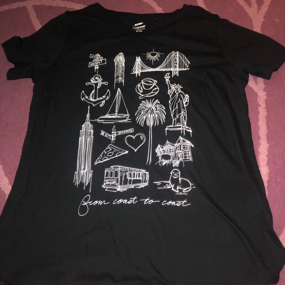 old navy “coast” tee